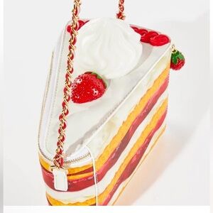 Betsey Johnson NWT Kitsch strawberry shortcake, Crossbody bag, limited edition